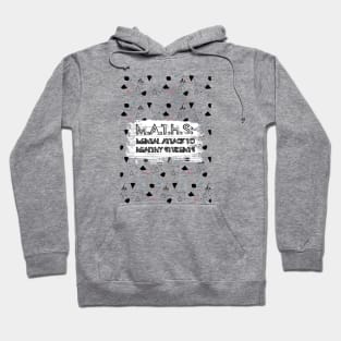 Fasbytes Back to School black 'Maths: Mental Attack to Healthy Students' Hoodie